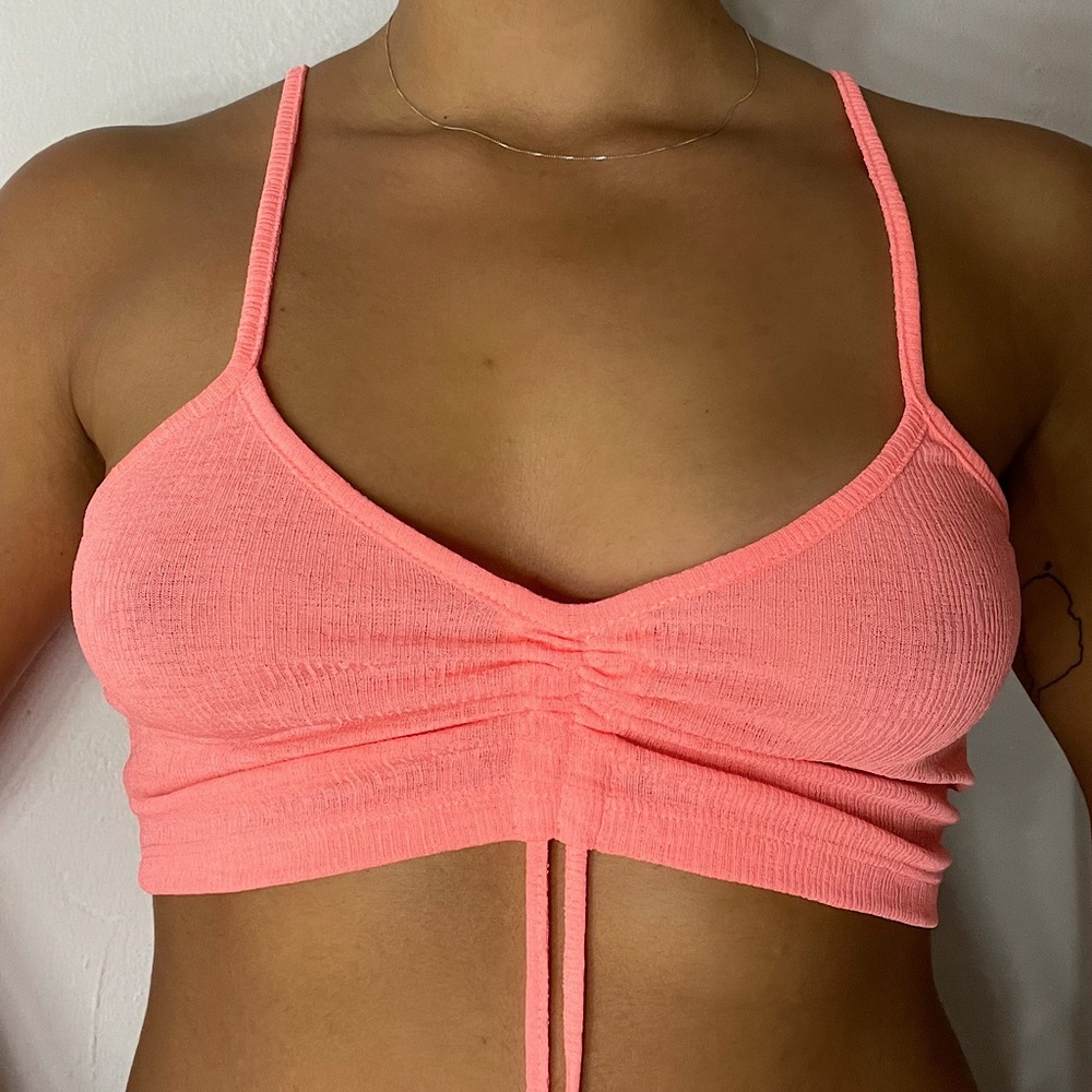 Neon Pink Crop Top